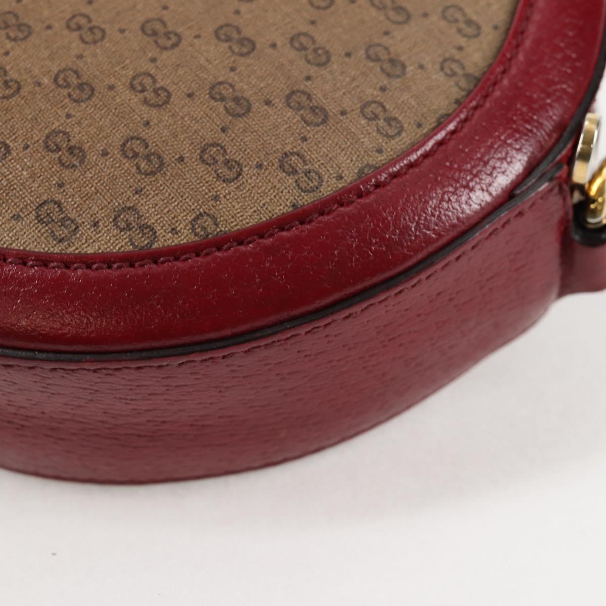 GUCCI Micro GG Supreme Doraemon Collaboration Bag PVC Beige 625216 Auth 133618