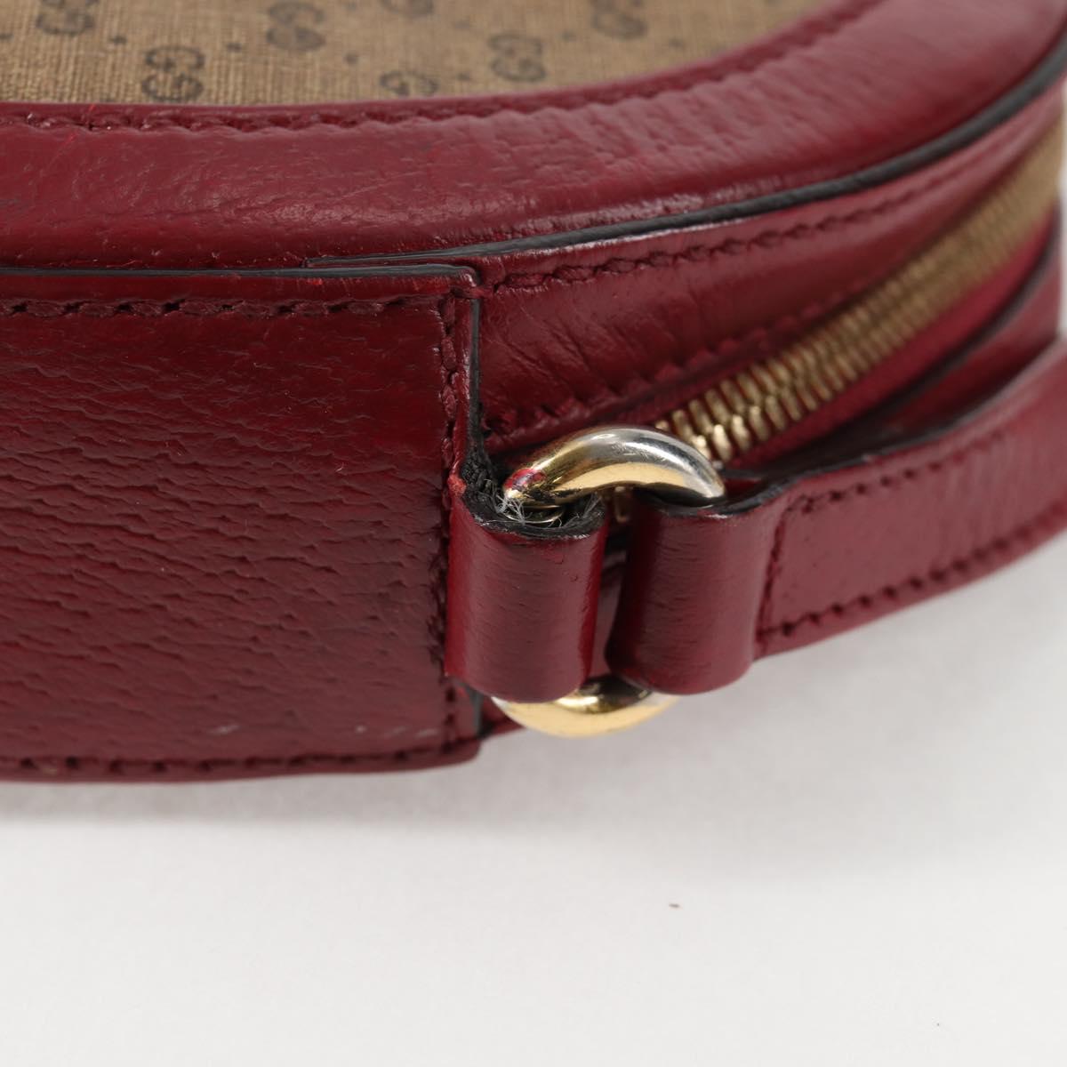 GUCCI Micro GG Supreme Doraemon Collaboration Bag PVC Beige 625216 Auth 133618