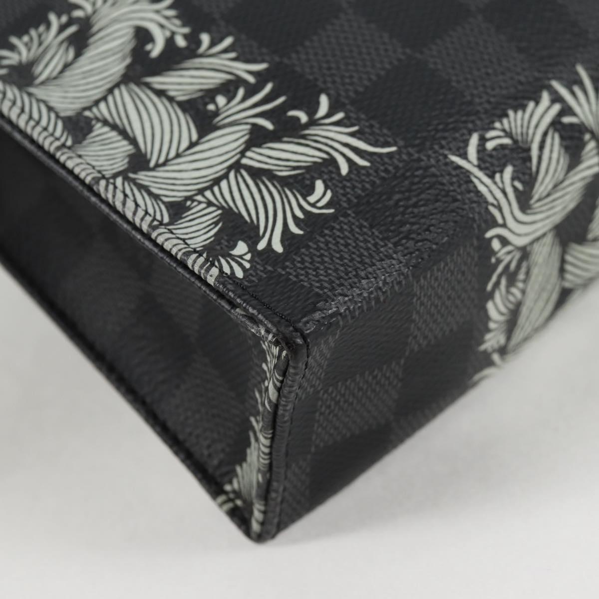 LOUIS VUITTON Damier Christopher Nemeth Pochette Voyage N61234 Auth 133622M