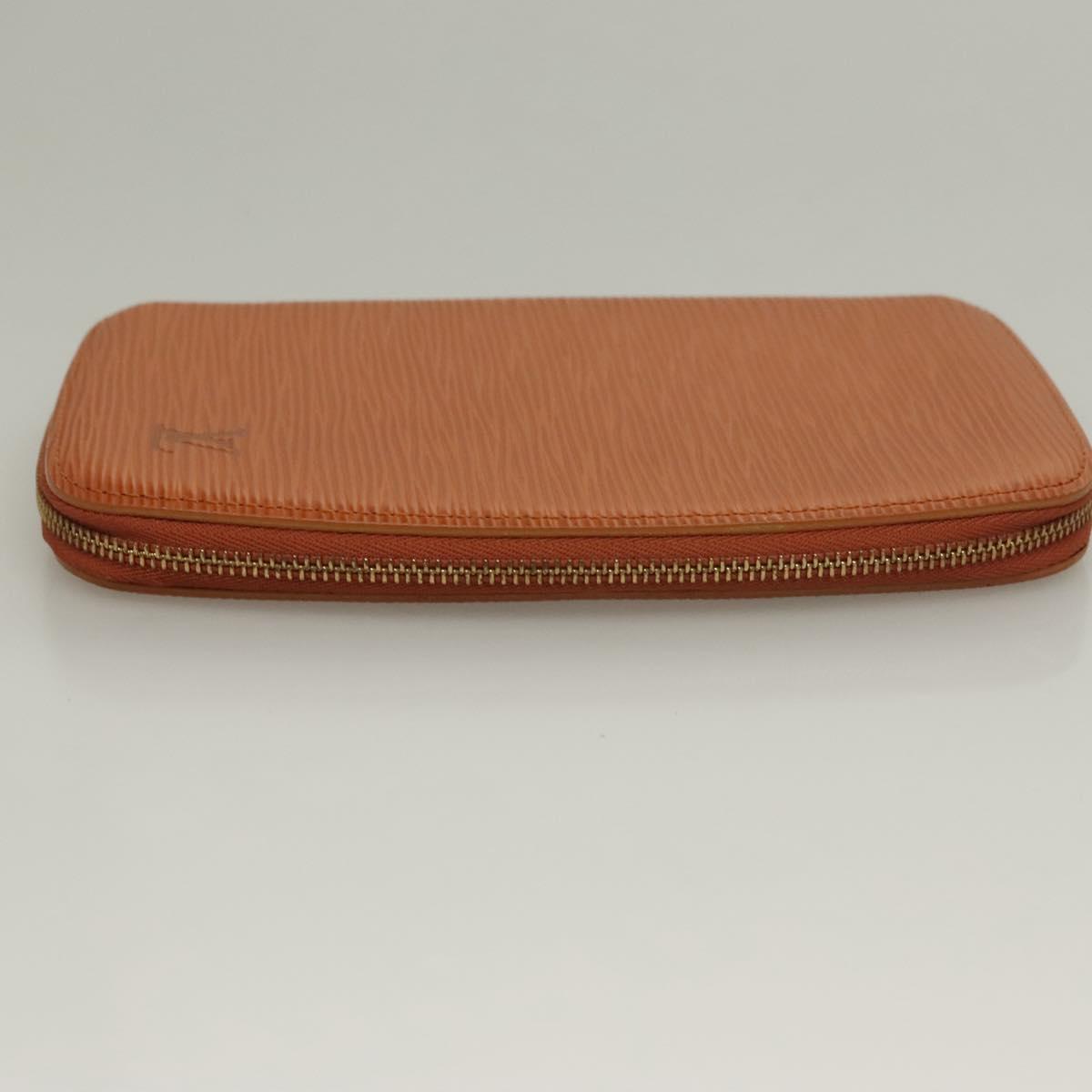 LOUIS VUITTON Epi Agenda geod Wallet Brown LV Auth 133628