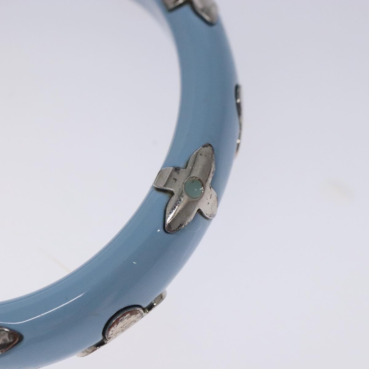 LOUIS VUITTON Brass Friend Ship Bracelet Leather Pink M6793E LV Auth 133634