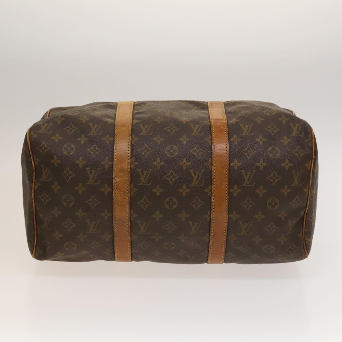 LOUIS VUITTON Monogram Sac Spool 45 Boston Bag M41624 LV Auth 133647