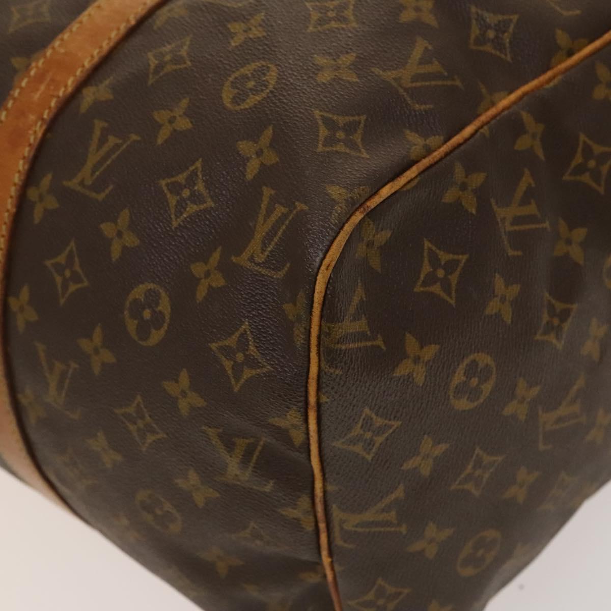 LOUIS VUITTON Monogram Sac Spool 45 Boston Bag M41624 LV Auth 133647