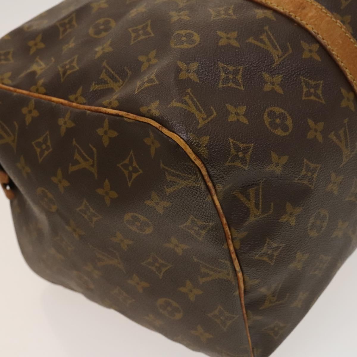 LOUIS VUITTON Monogram Sac Spool 45 Boston Bag M41624 LV Auth 133647