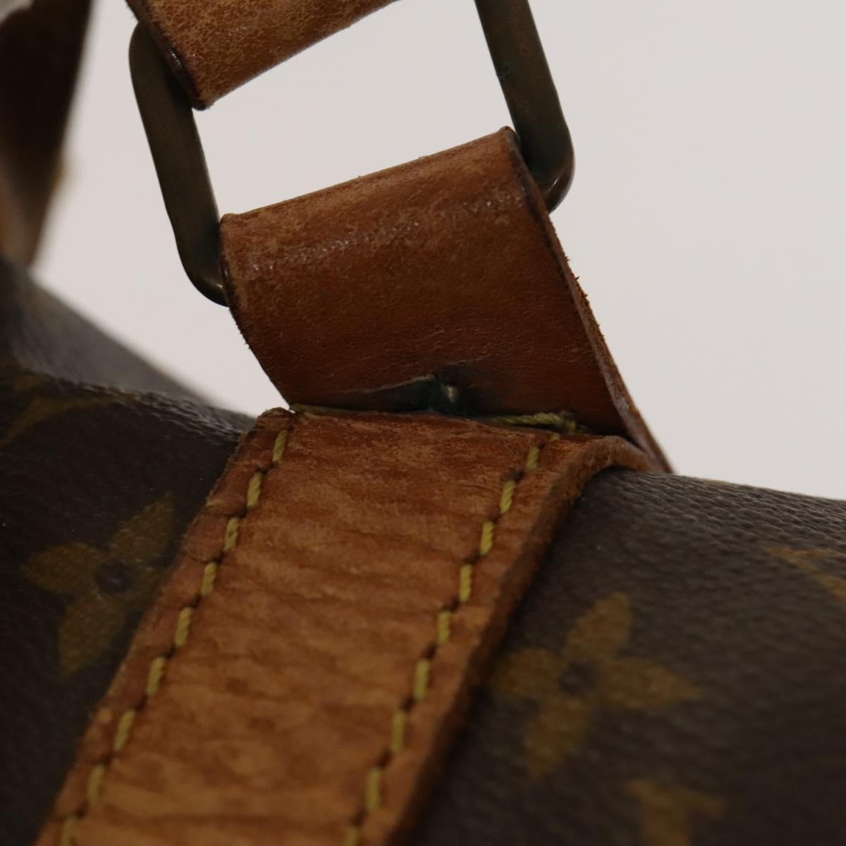 LOUIS VUITTON Monogram Sac Spool 45 Boston Bag M41624 LV Auth 133647