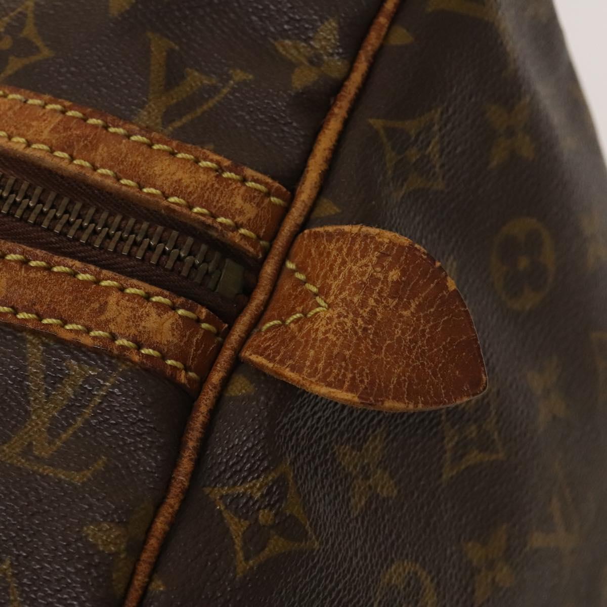 LOUIS VUITTON Monogram Sac Spool 45 Boston Bag M41624 LV Auth 133647