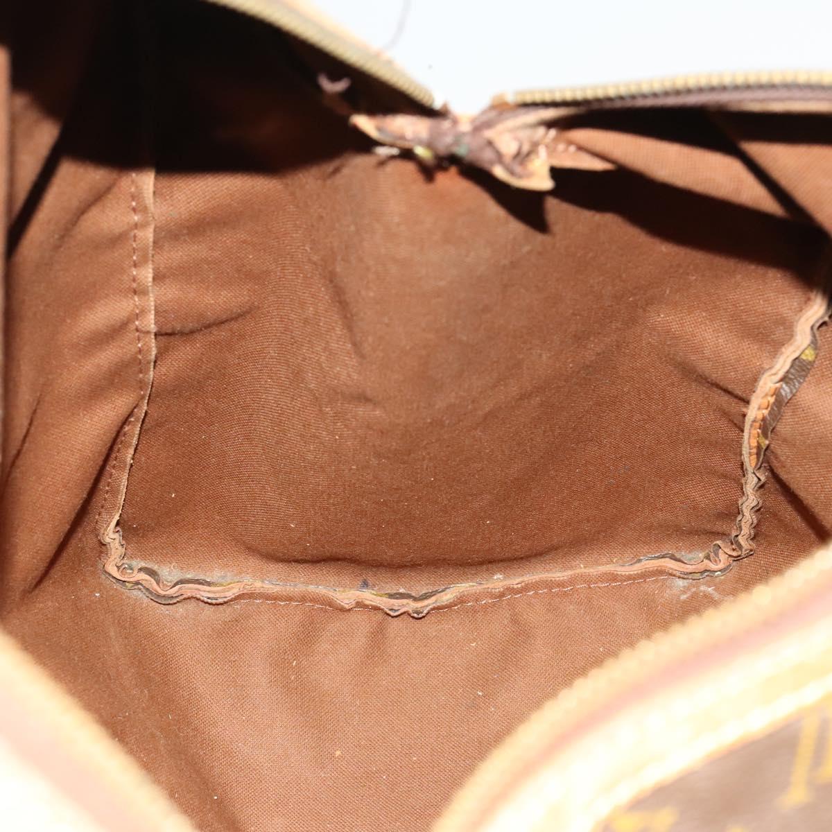 LOUIS VUITTON Monogram Sac Spool 45 Boston Bag M41624 LV Auth 133647