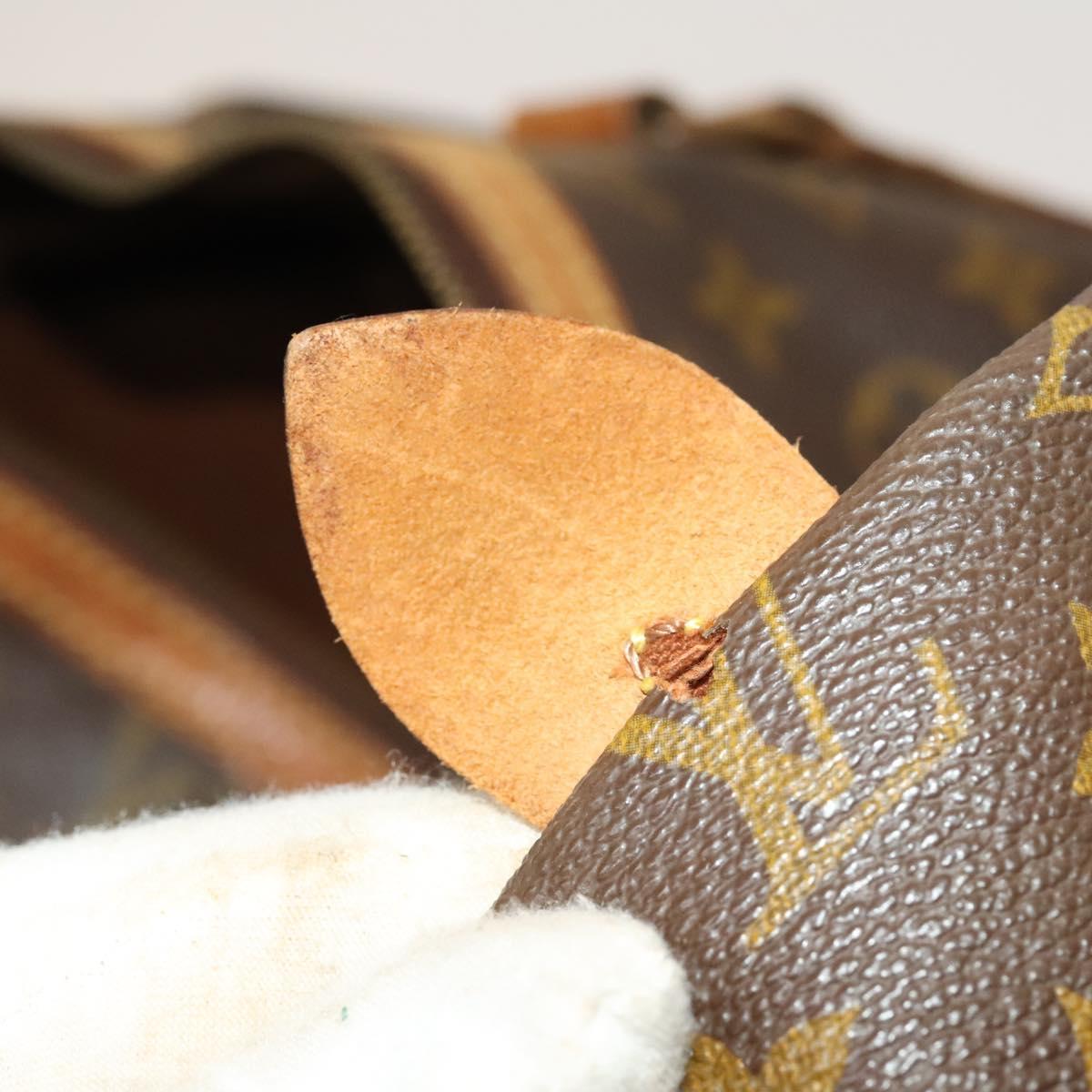 LOUIS VUITTON Monogram Sac Spool 45 Boston Bag M41624 LV Auth 133647