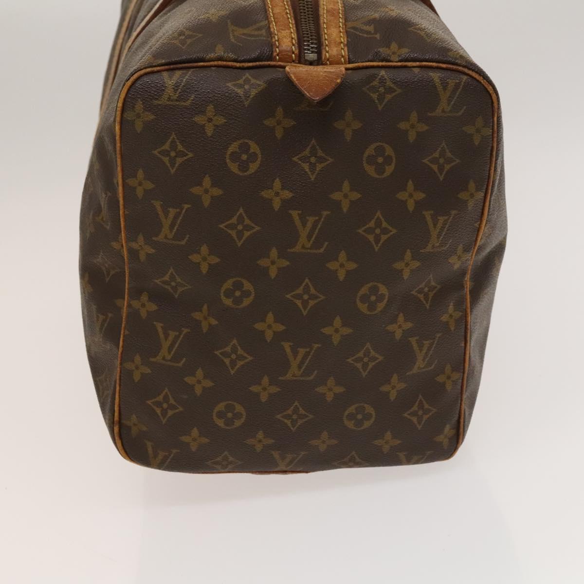LOUIS VUITTON Monogram Sac Spool 45 Boston Bag M41624 LV Auth 133647