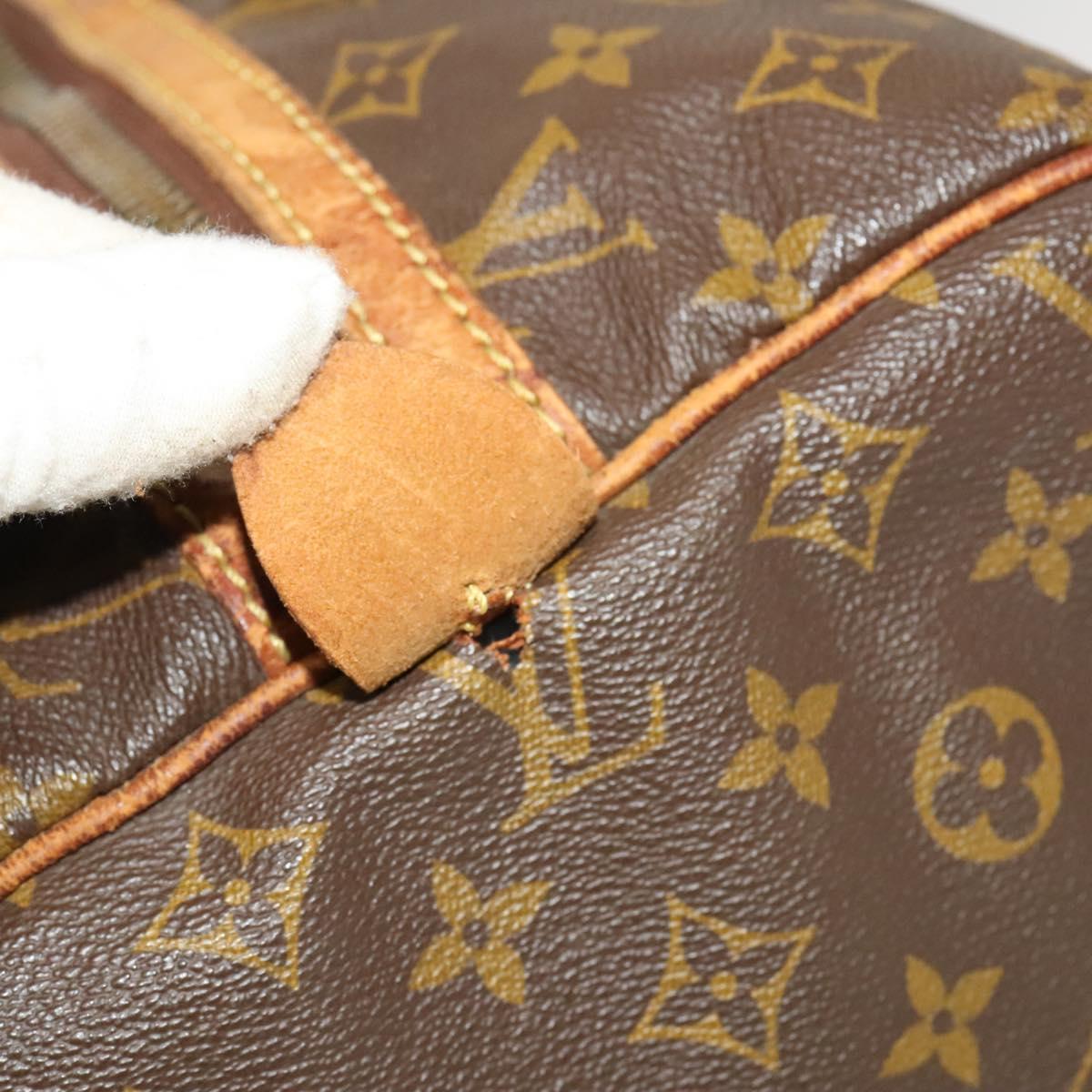 LOUIS VUITTON Monogram Sac Spool 45 Boston Bag M41624 LV Auth 133647