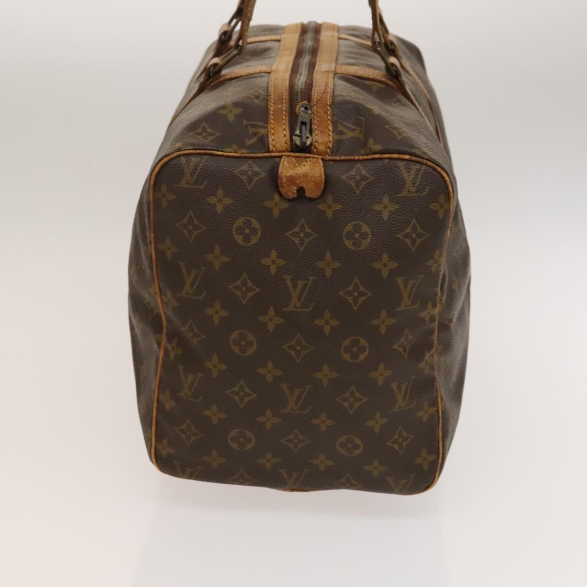 LOUIS VUITTON Monogram Sac Spool 45 Boston Bag M41624 LV Auth 133647