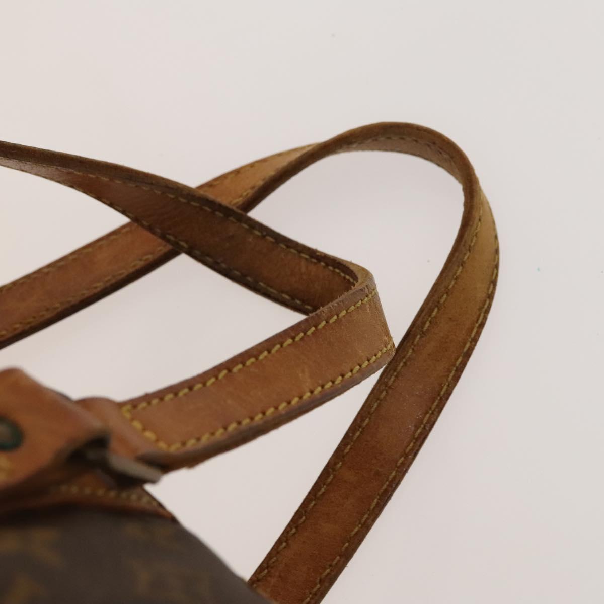 LOUIS VUITTON Monogram Sac Spool 45 Boston Bag M41624 LV Auth 133647