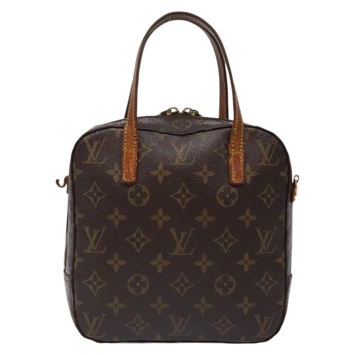 LOUIS VUITTON Monogram Spontini Hand Bag 2way M47500 LV Auth 133648