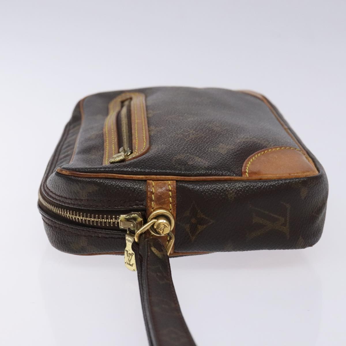 LOUIS VUITTON Monogram Marly Dragonne GM Clutch Bag M51825 LV Auth 133649