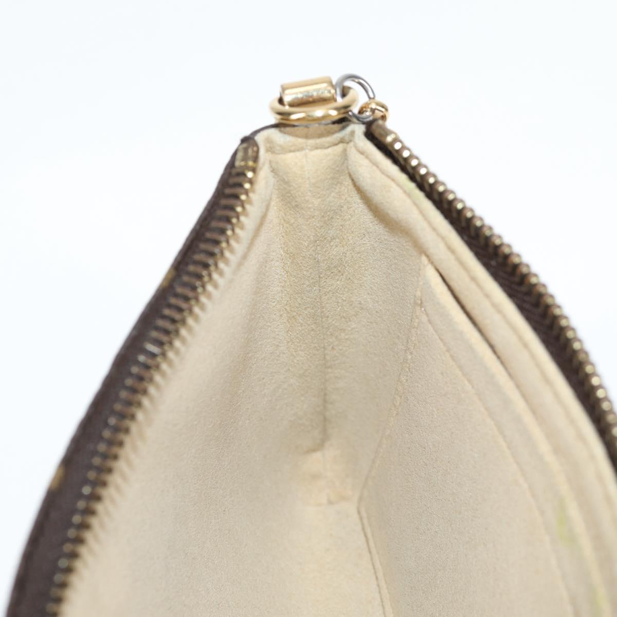 LOUIS VUITTON Monogram Chain Pochette Mila MM Pouch M60094 Auth 133662V