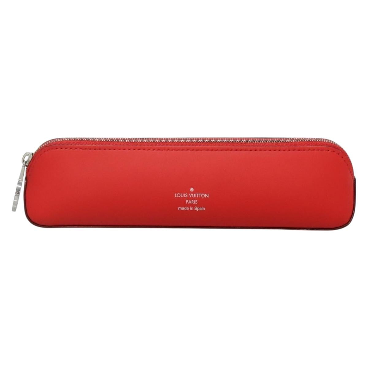 LOUIS VUITTON Monogram Trousse Elizabeth Pen Case GI0009 LV Auth 133666