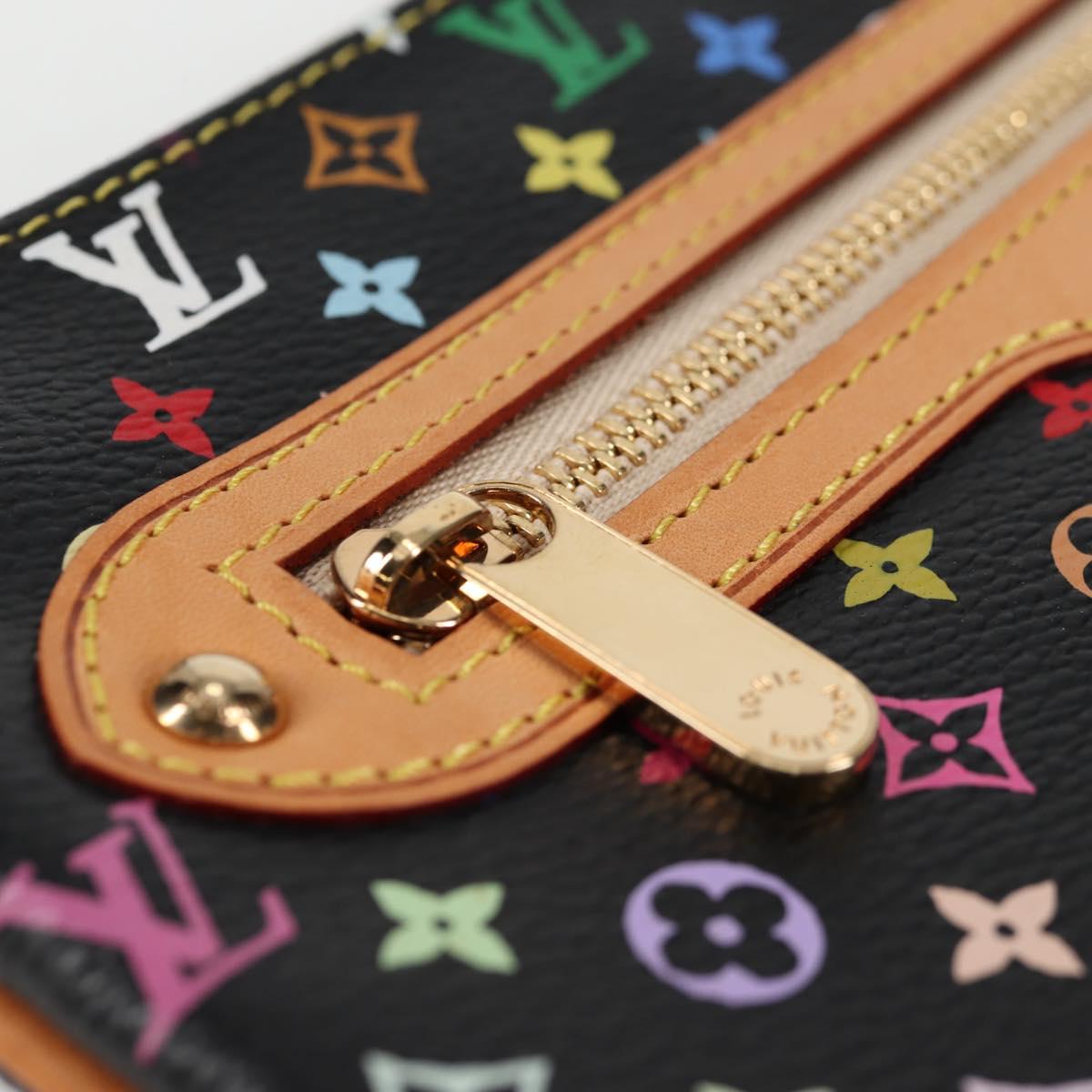 LOUIS VUITTON Monogram Multicolor Pochette GM Pouch Black M60030 LV Auth 133668SAV