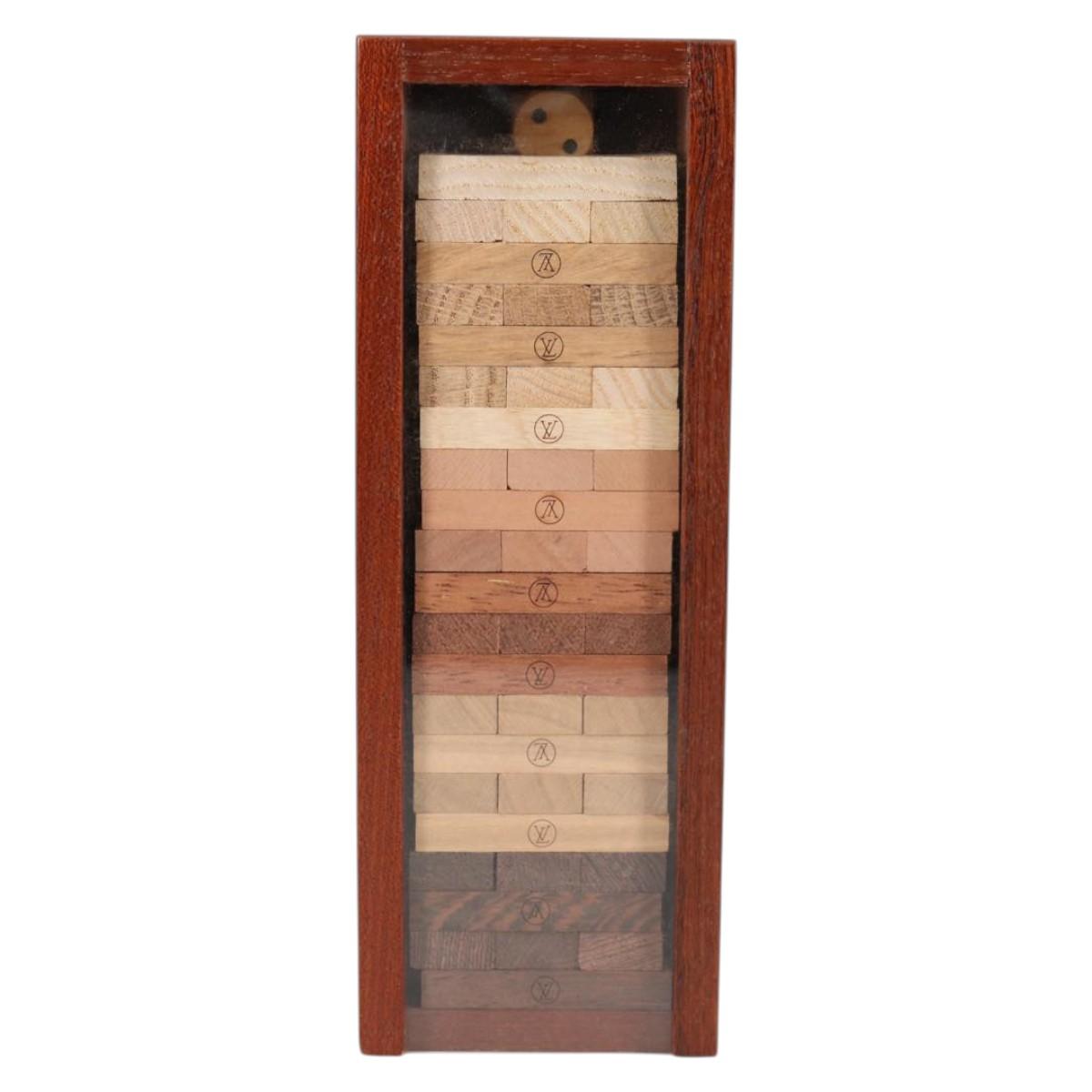 LOUIS VUITTON Jenga Wood Brown LV Auth 133670SM