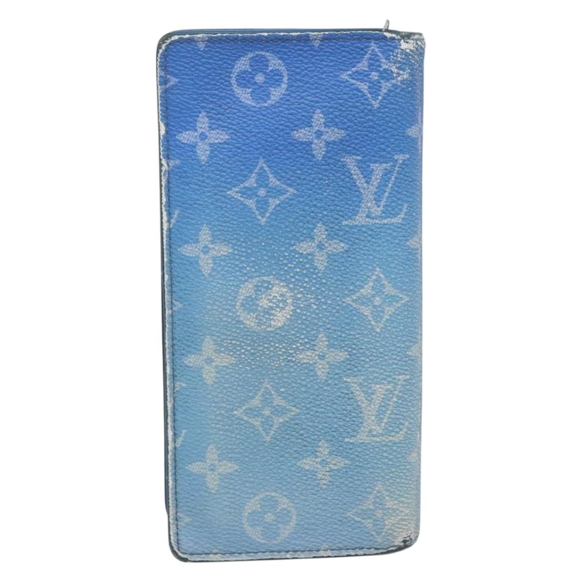 LOUIS VUITTON Monogram Clouds Portefeuille Braza Long Wallet M69680 Auth 133675