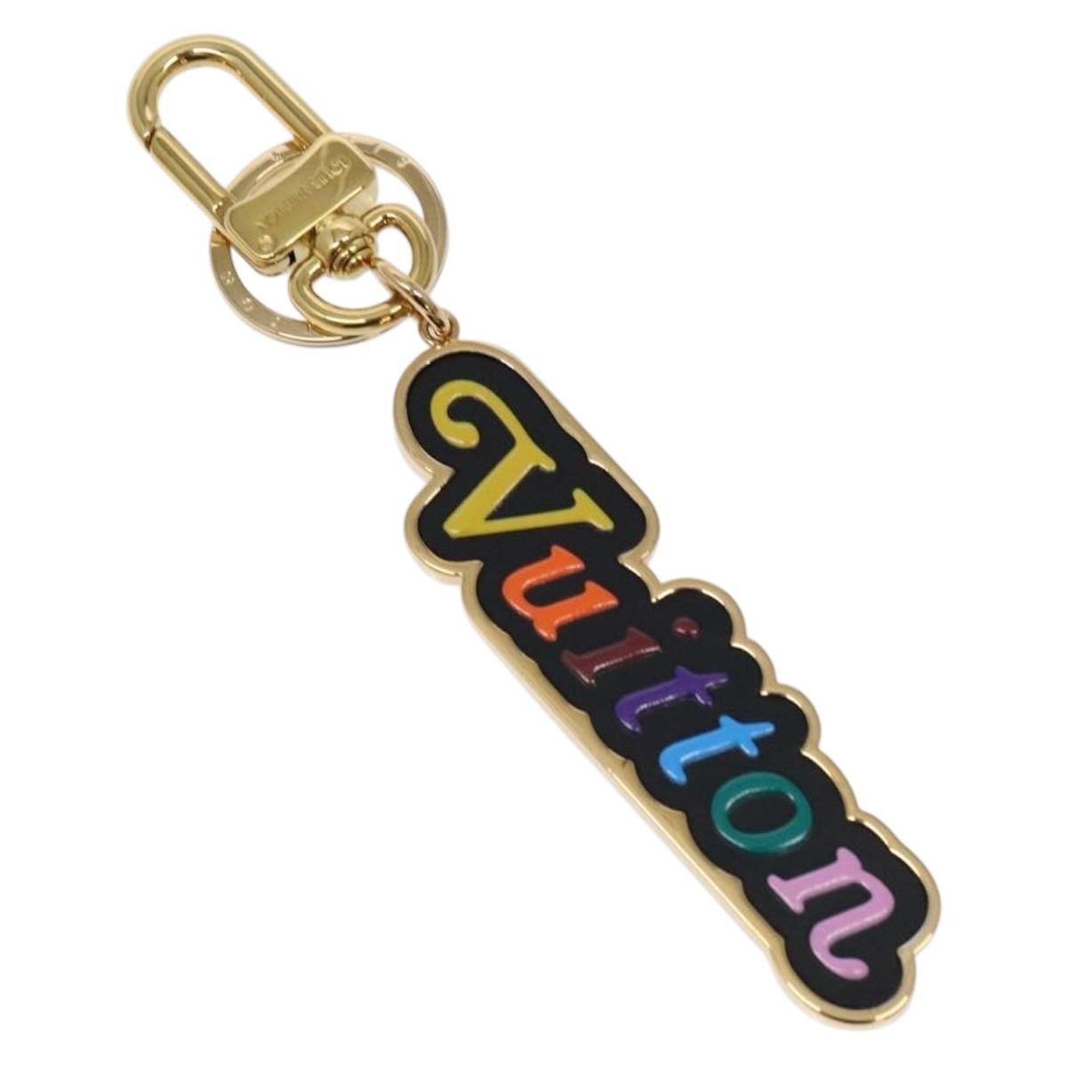 LOUIS VUITTON Porte Cleny Wave Key Holder metal Gold M63747 LV Auth 133677M