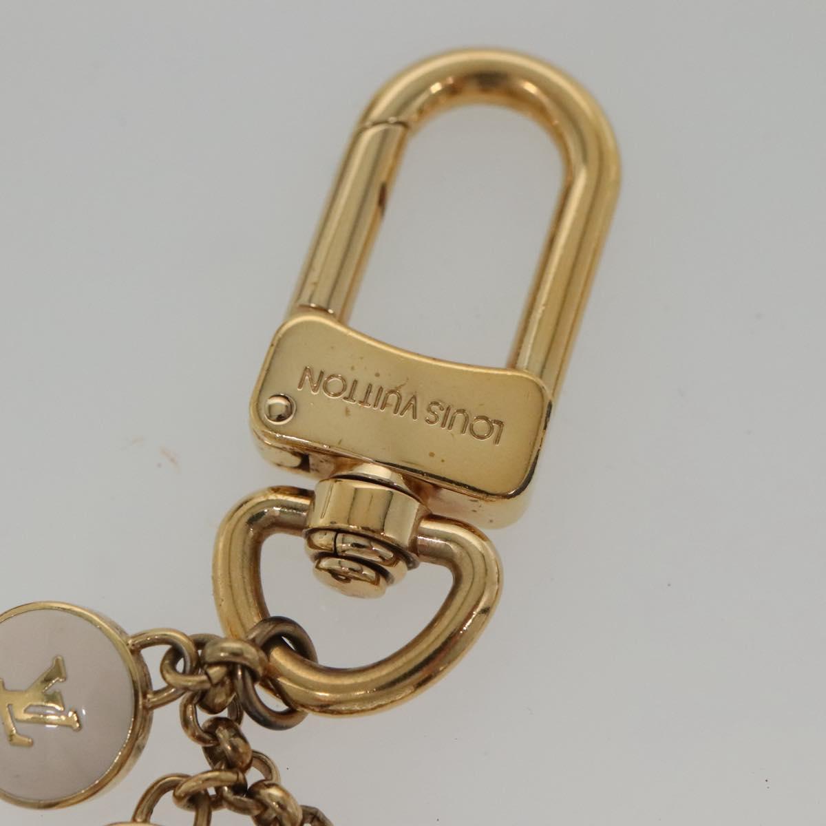 LOUIS VUITTON Porte Cles Chainne Pastille Key Holder Metal M66005 Auth 133678