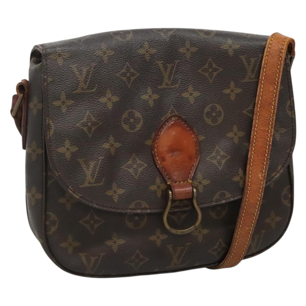 LOUIS VUITTON Monogram Monogram Saint Cloud GM Shoulder Bag M51242 Auth 133685