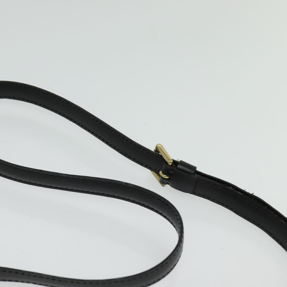 LOUIS VUITTON Epi Angian Shoulder Bag 2way Black M52112 LV Auth 133693A