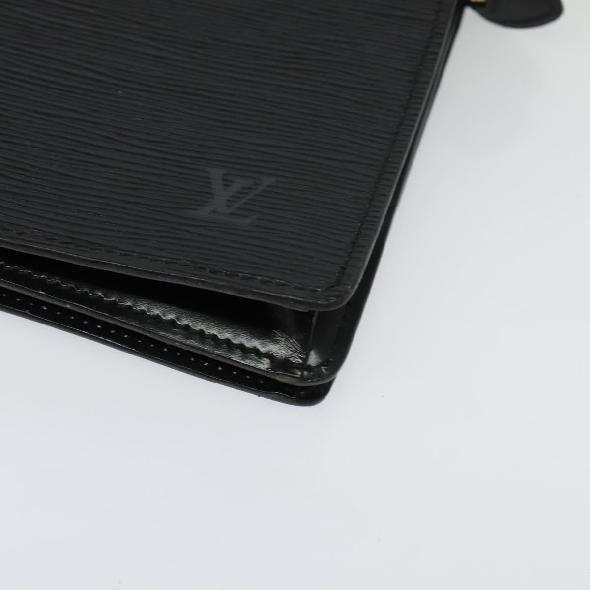 LOUIS VUITTON Epi Angian Shoulder Bag 2way Black M52112 LV Auth 133693A