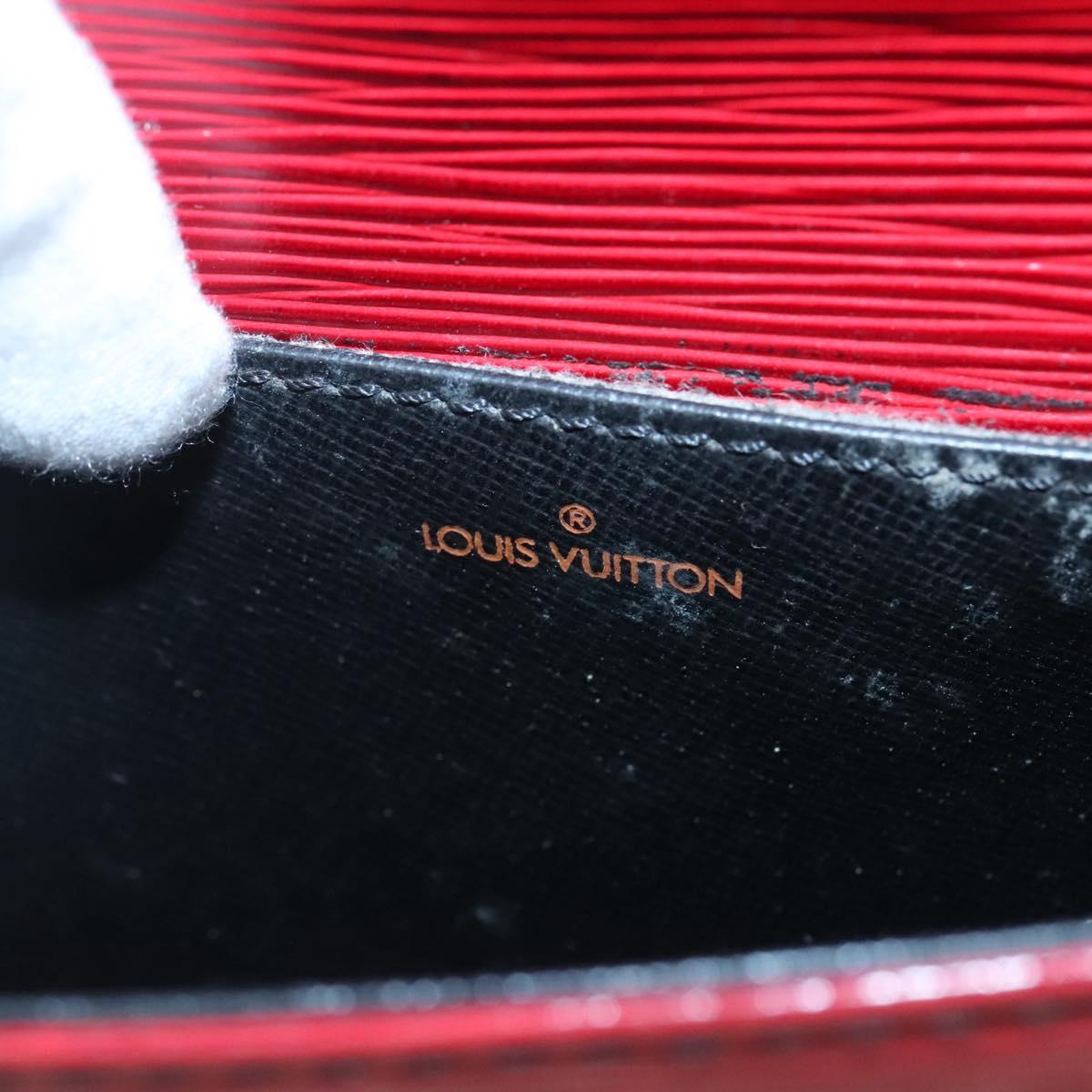 LOUIS VUITTON Epi Saint Cloud PM Shoulder Bag Red M52217 LV Auth 133694