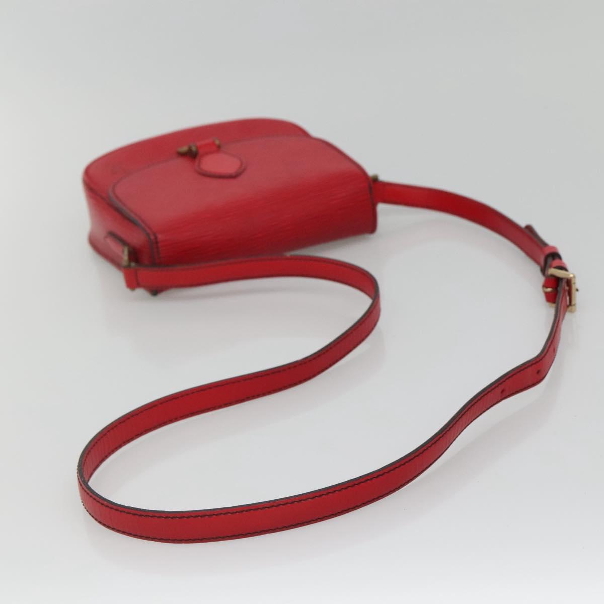 LOUIS VUITTON Epi Saint Cloud PM Shoulder Bag Red M52217 LV Auth 133694