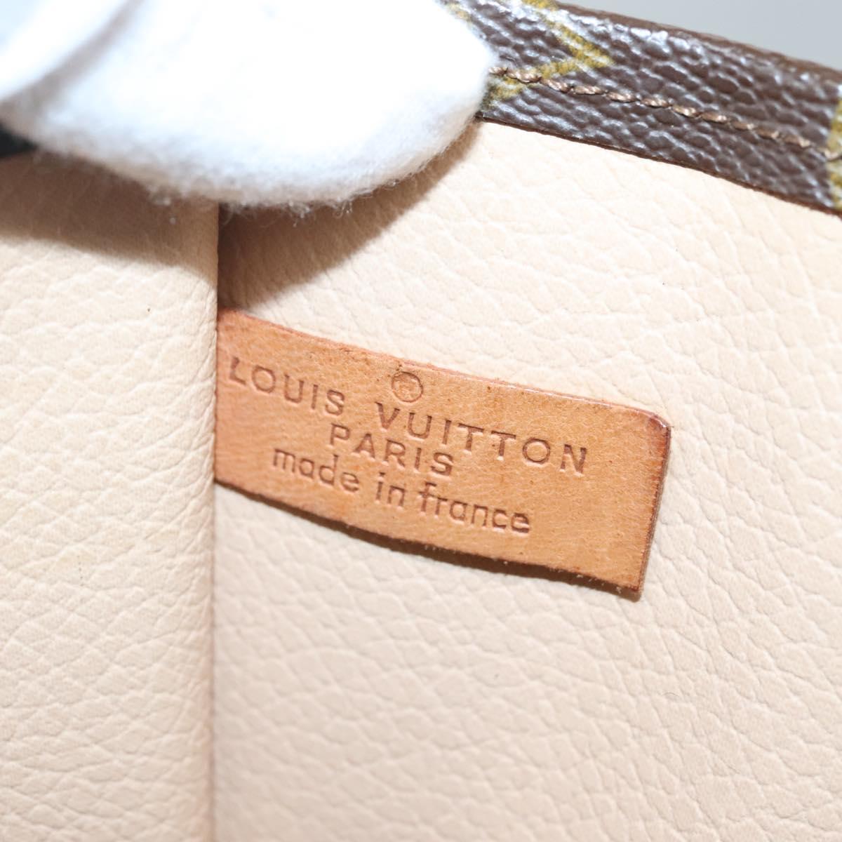 LOUIS VUITTON Monogram Sac Plat Hand Bag M51140 LV Auth 133707