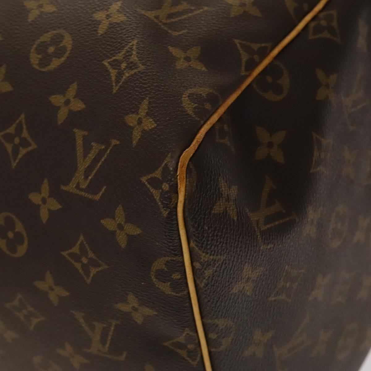 LOUIS VUITTON Monogram Keepall 55 Boston Bag M41424 LV Auth 133717
