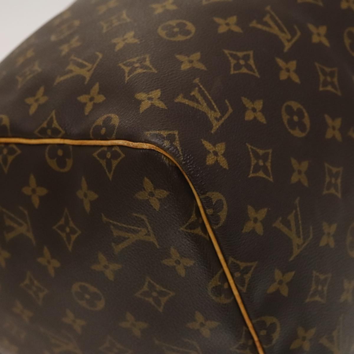 LOUIS VUITTON Monogram Keepall 55 Boston Bag M41424 LV Auth 133717