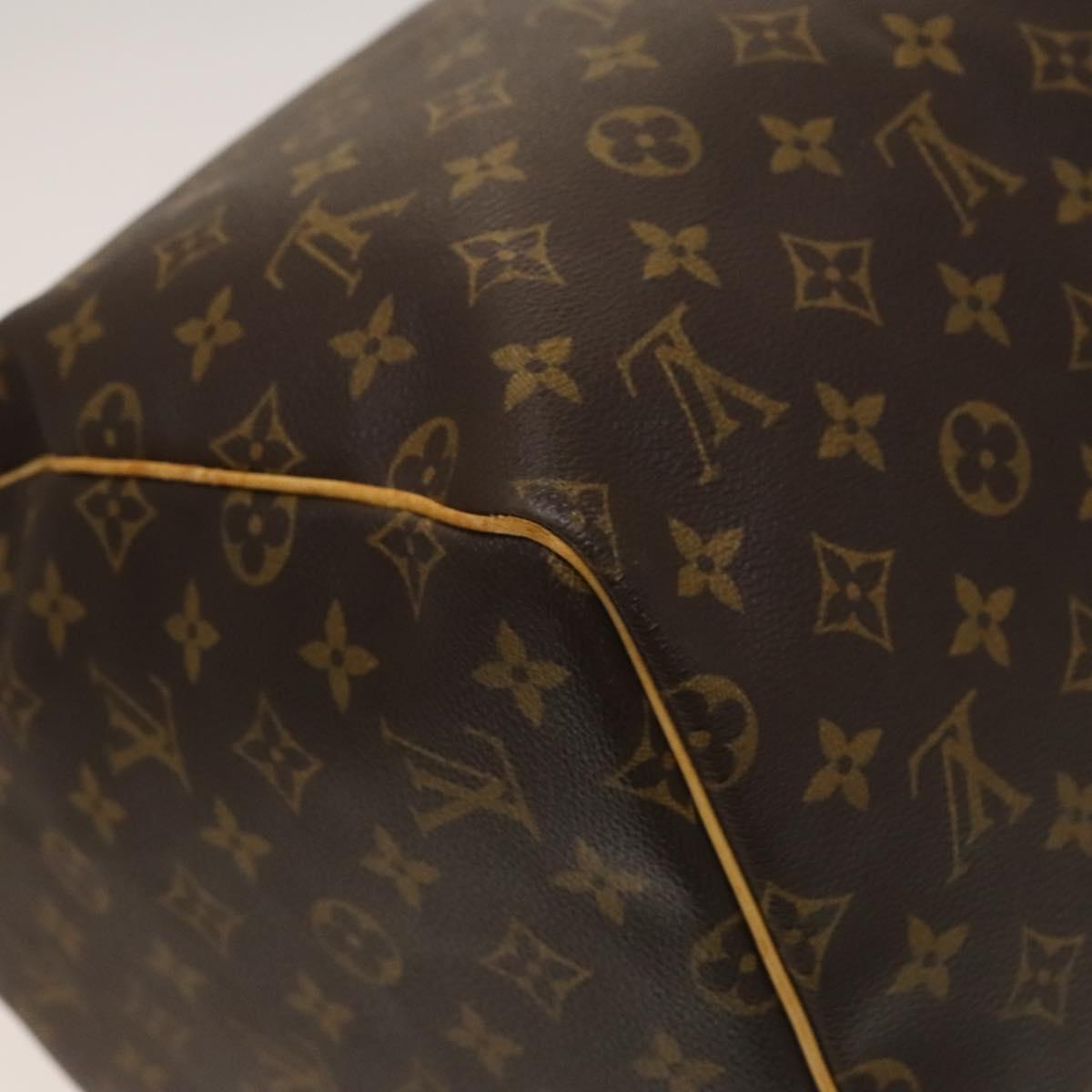LOUIS VUITTON Monogram Keepall 55 Boston Bag M41424 LV Auth 133717