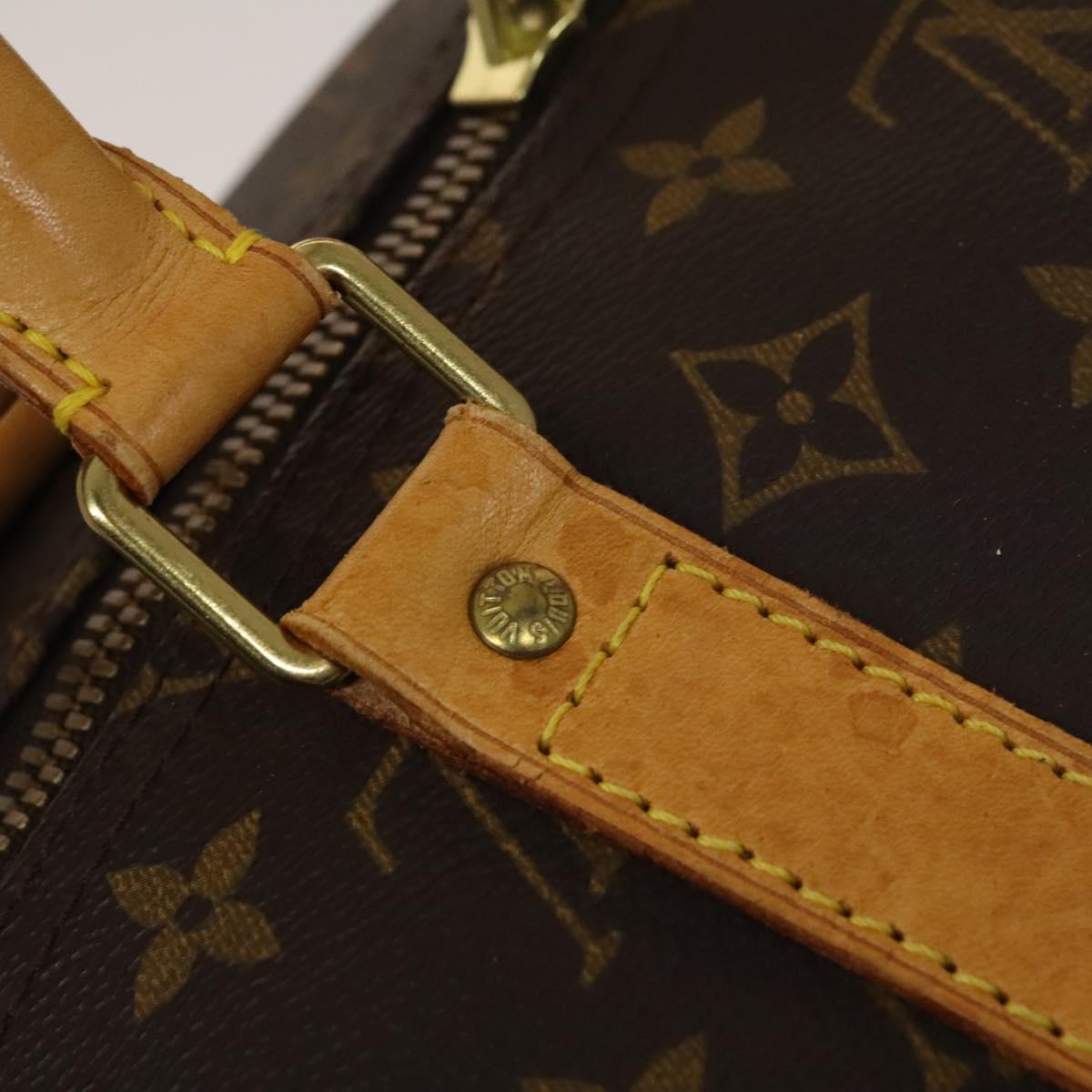 LOUIS VUITTON Monogram Keepall 55 Boston Bag M41424 LV Auth 133717