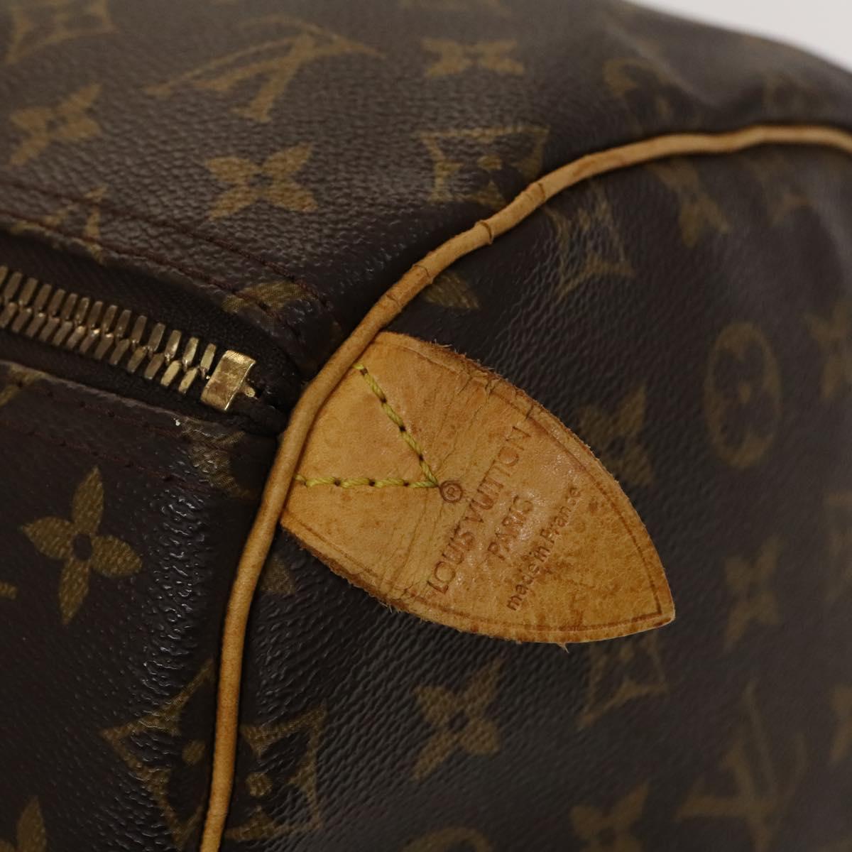 LOUIS VUITTON Monogram Keepall 55 Boston Bag M41424 LV Auth 133717