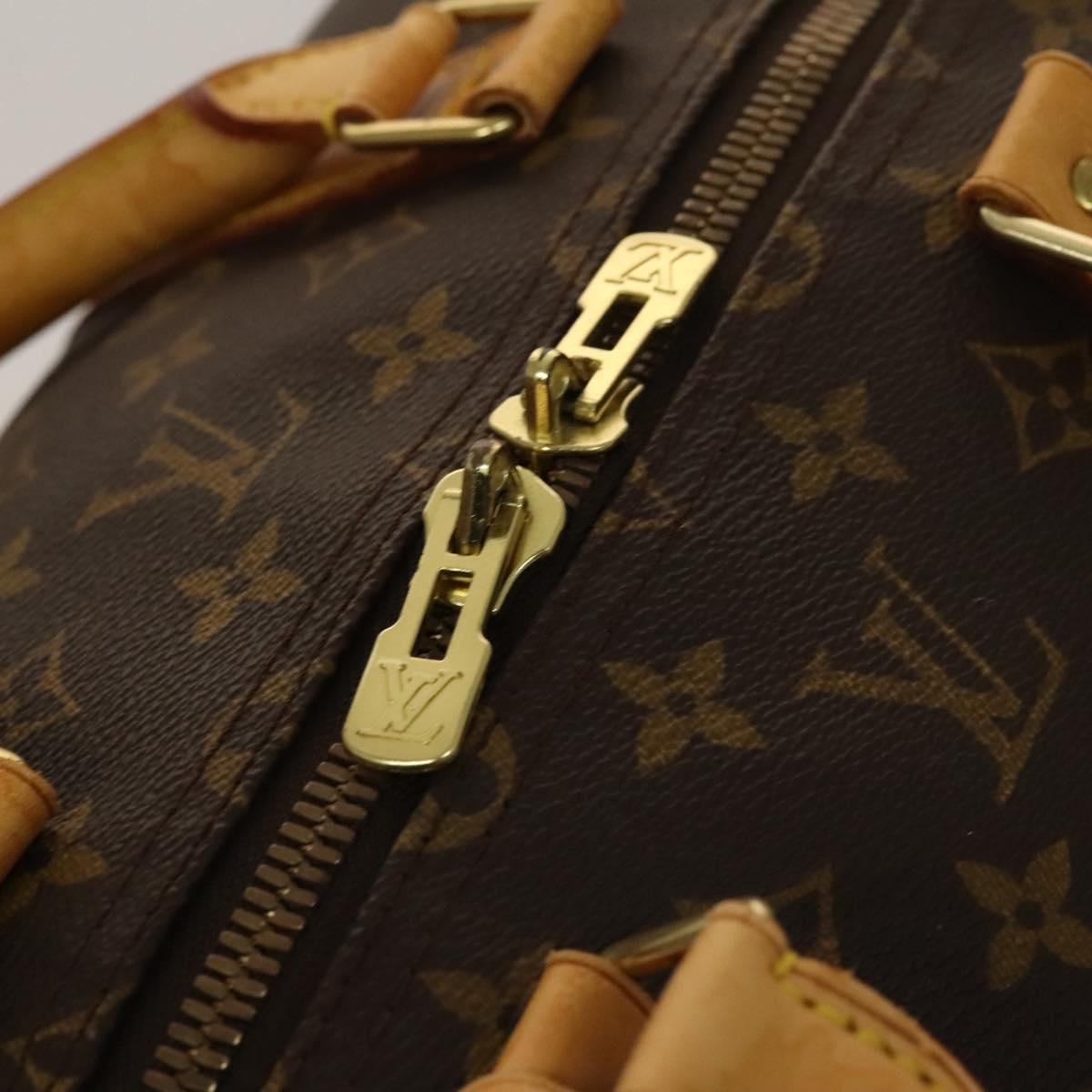 LOUIS VUITTON Monogram Keepall 55 Boston Bag M41424 LV Auth 133717