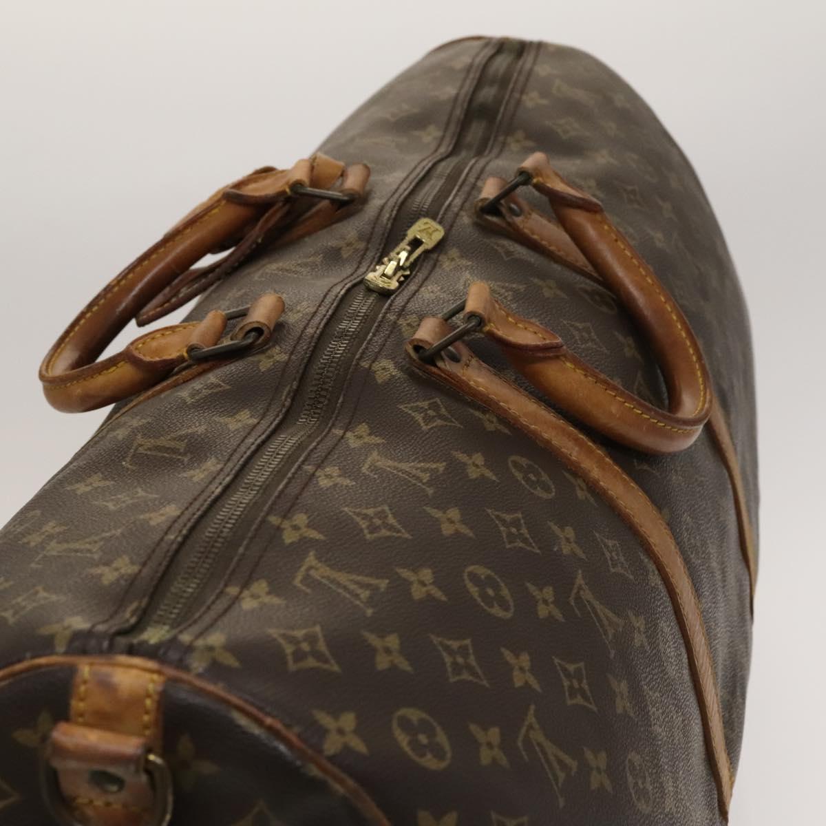 LOUIS VUITTON Monogram Keepall Bandouliere 60 Boston Bag M41412 LV Auth 133720