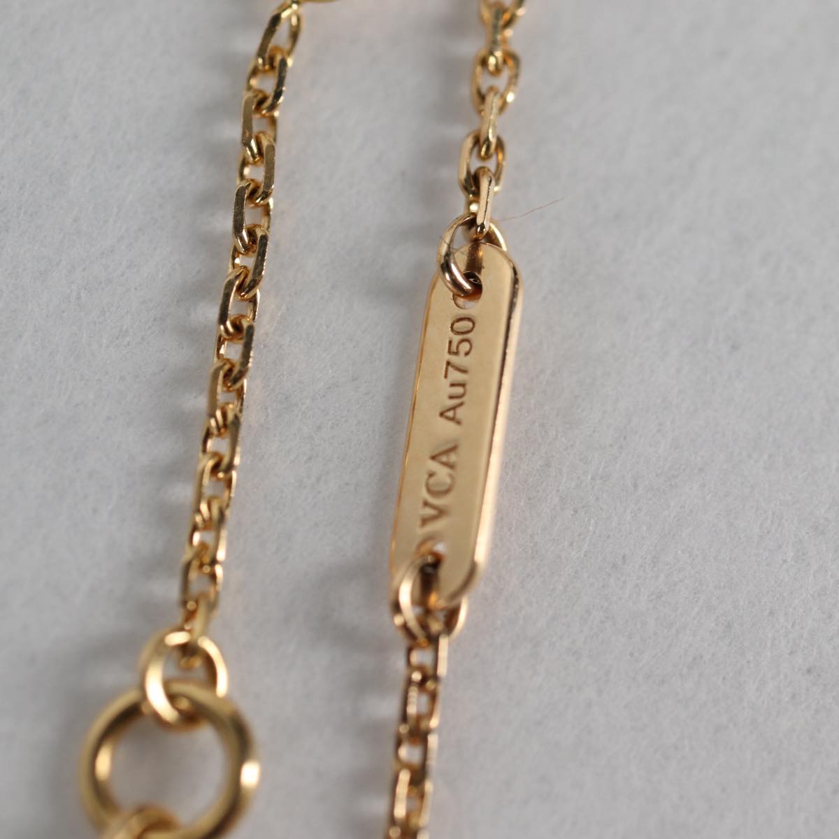Van Cleef & Arpels Necklace Au750 Gold Auth 133769M