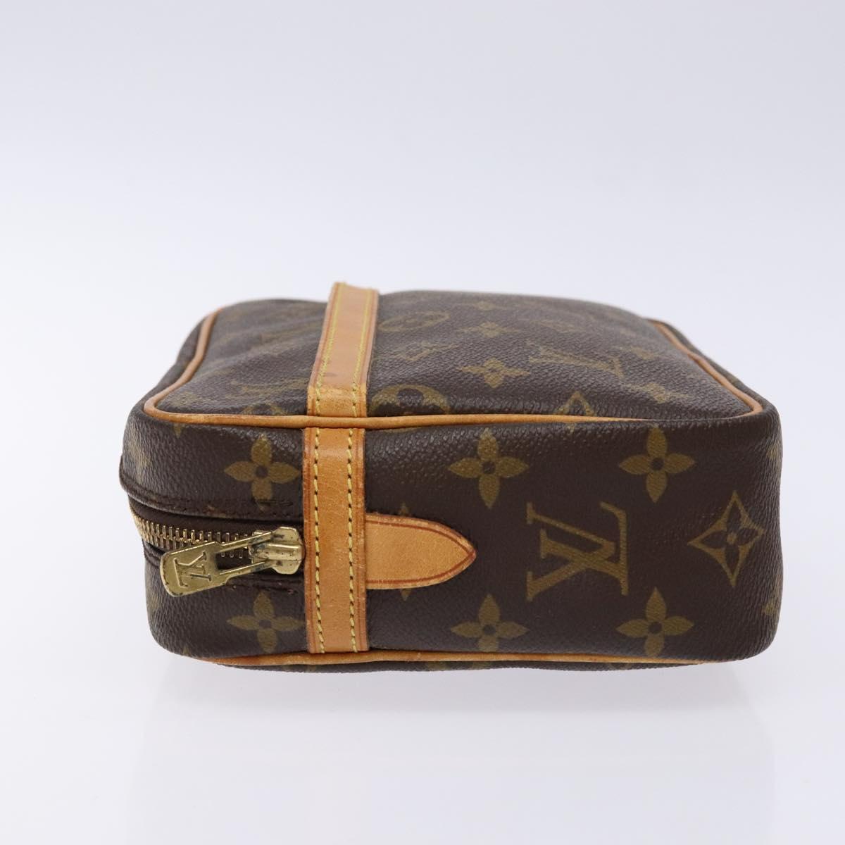LOUIS VUITTON Monogram Compiegne 23 Clutch Bag M51847 LV Auth 133805