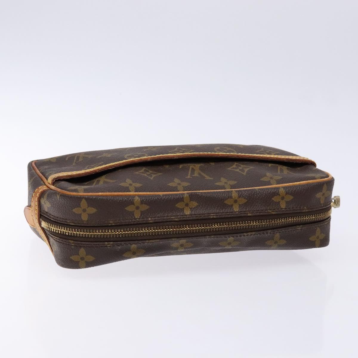 LOUIS VUITTON Monogram Compiegne 23 Clutch Bag M51847 LV Auth 133805