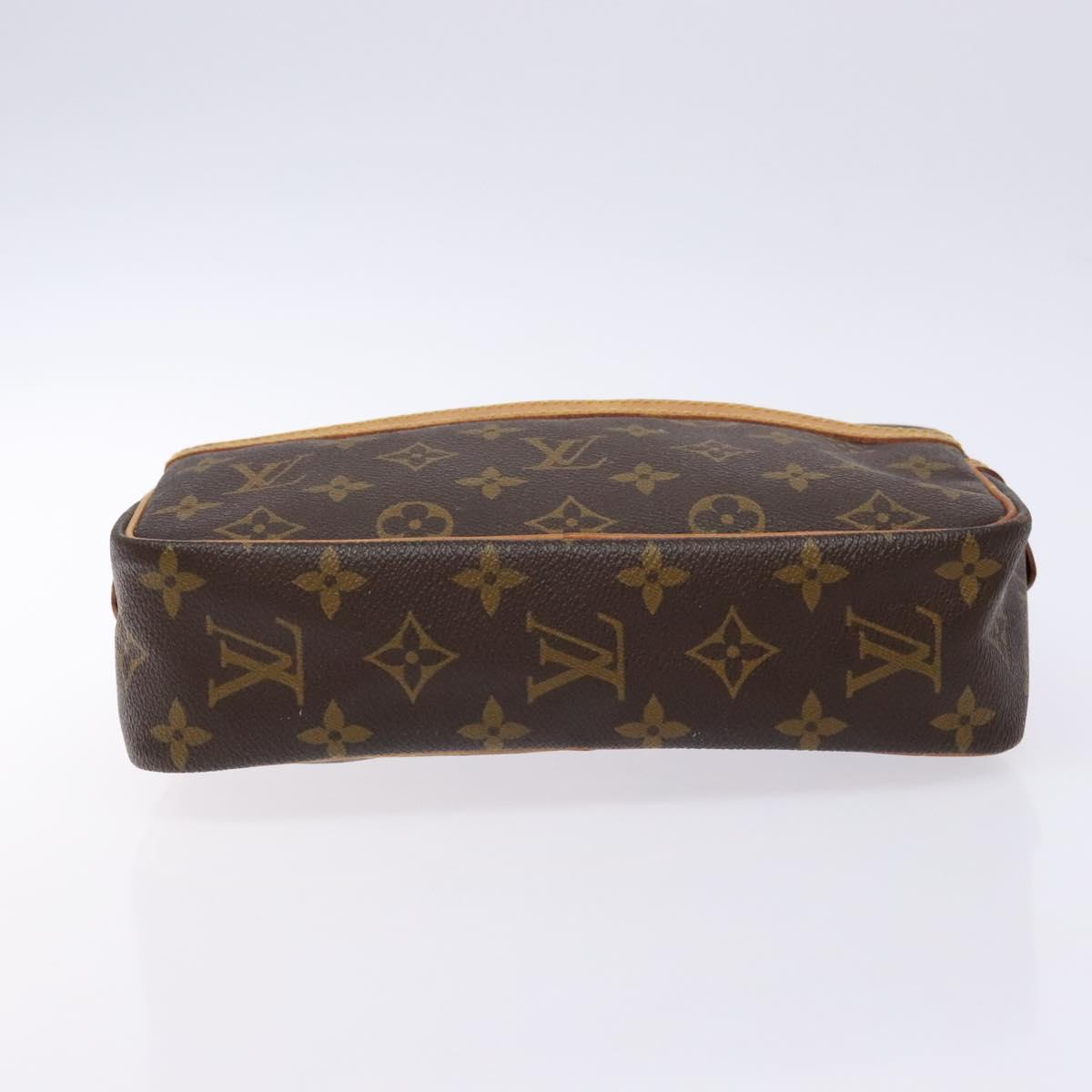 LOUIS VUITTON Monogram Compiegne 23 Clutch Bag M51847 LV Auth 133805