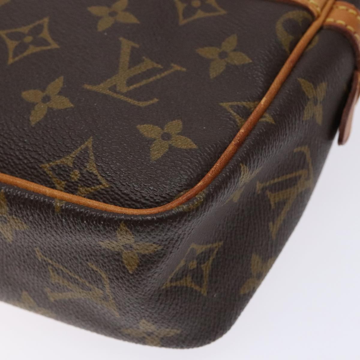 LOUIS VUITTON Monogram Compiegne 23 Clutch Bag M51847 LV Auth 133805
