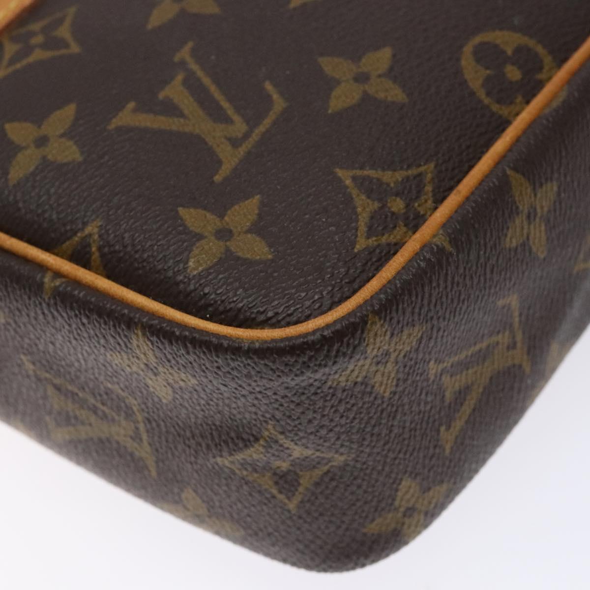 LOUIS VUITTON Monogram Compiegne 23 Clutch Bag M51847 LV Auth 133805