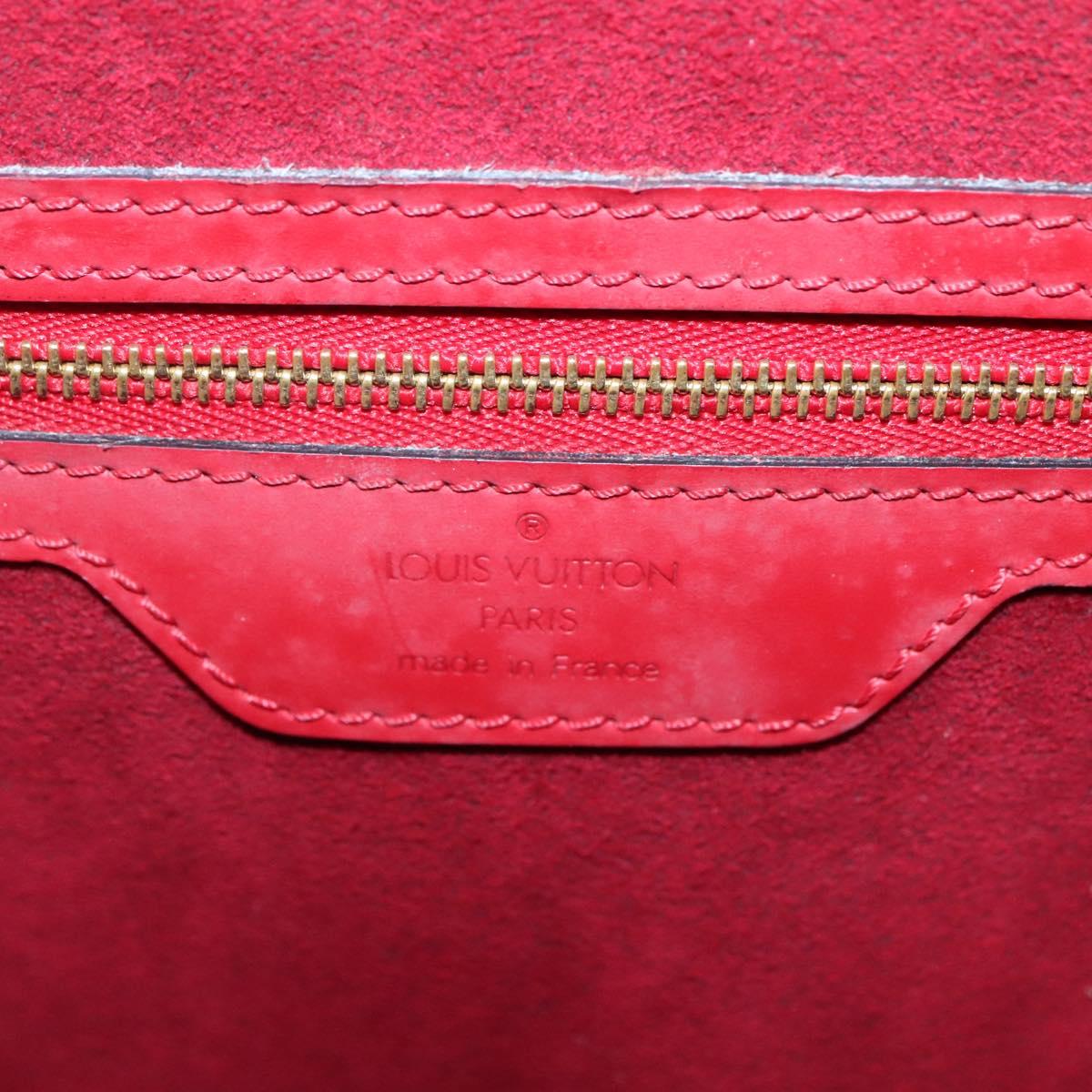 LOUIS VUITTON Epi Duplex Tote Bag Red M52427 LV Auth 133839