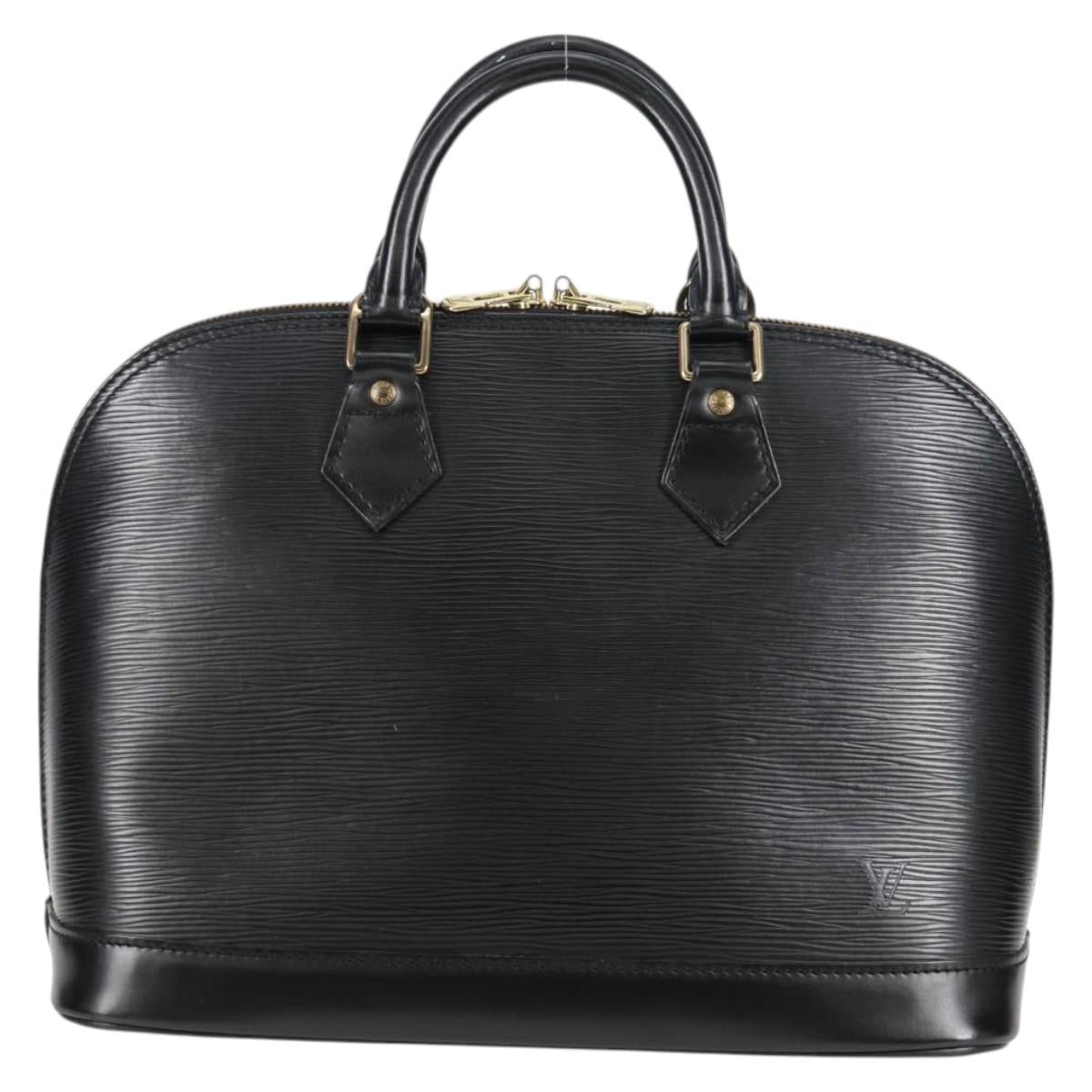 LOUIS VUITTON Epi Alma Hand Bag Black M52142 LV Auth 133841V