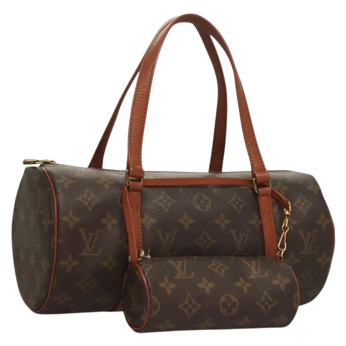 LOUIS VUITTON Monogram Papillon 30 Hand Bag M51385 LV Auth 133853
