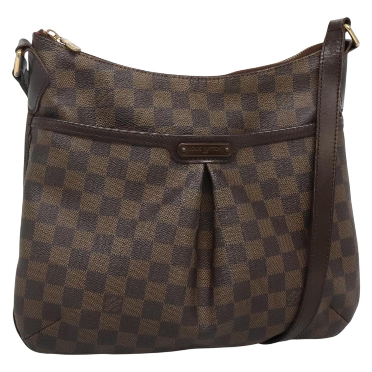 LOUIS VUITTON Damier Ebene Bloomsbury PM Shoulder Bag N42251 LV Auth 133881