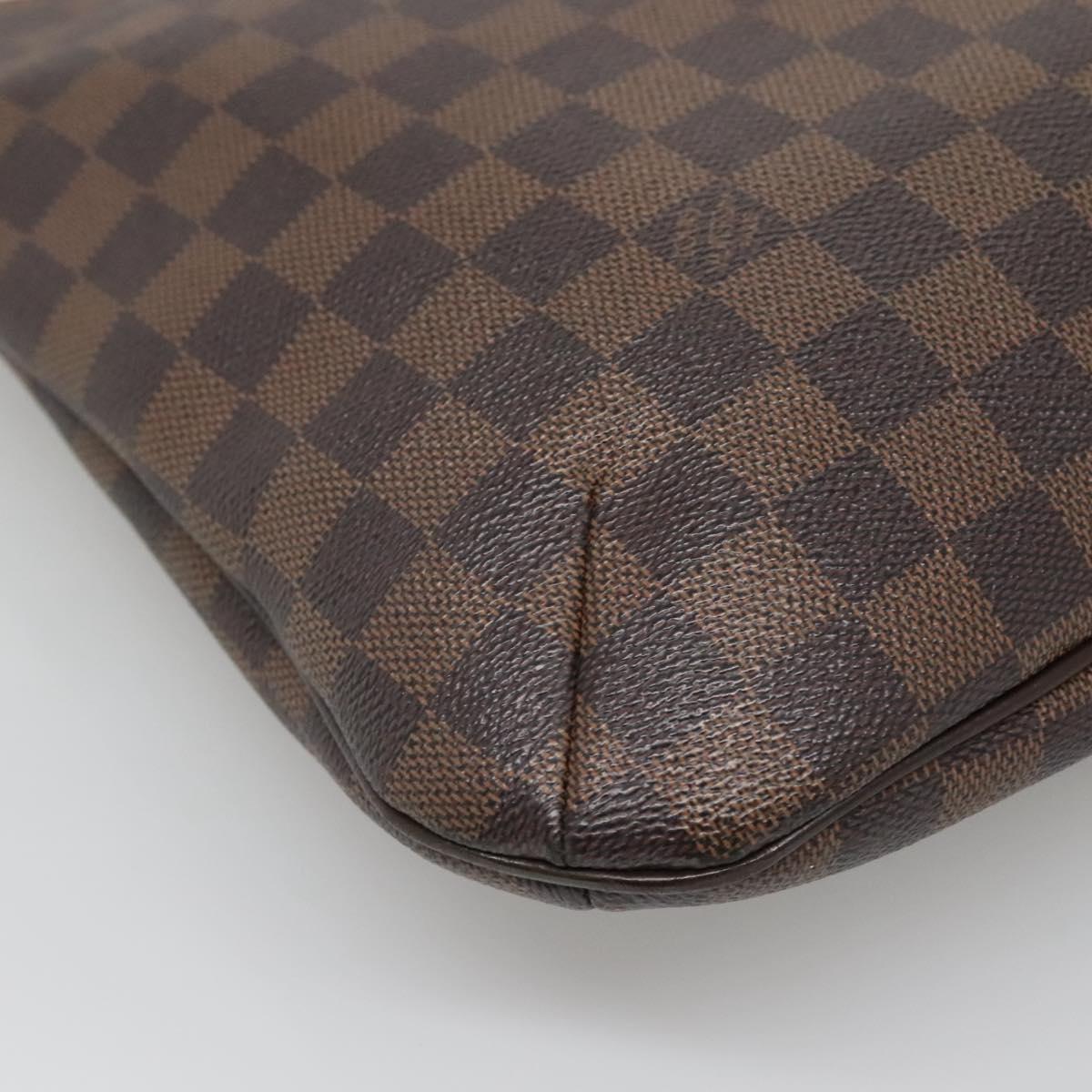 LOUIS VUITTON Damier Ebene Bloomsbury PM Shoulder Bag N42251 LV Auth 133881