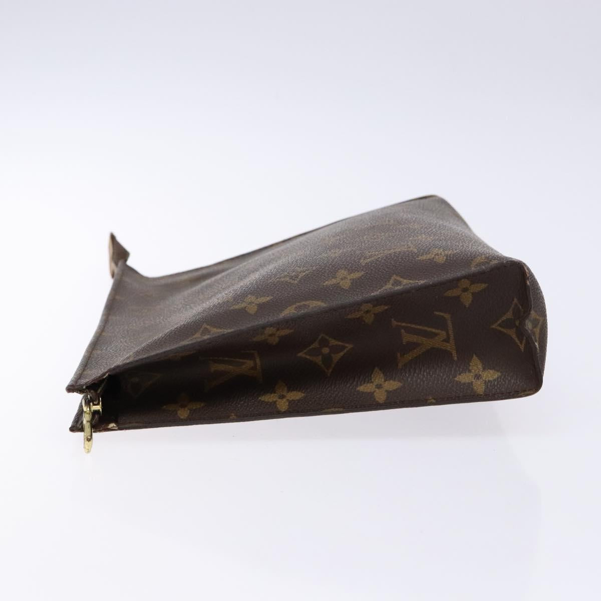 LOUIS VUITTON Monogram Poche Toilette 26 Pouch M47542 LV Auth 133923